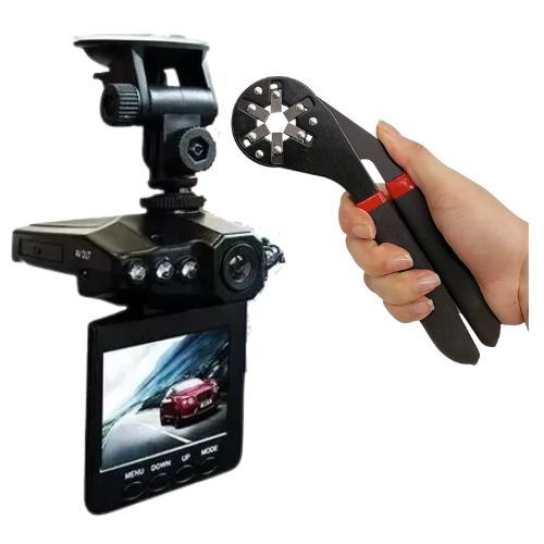 Combo Camara De Carro Y Llave Ajustable